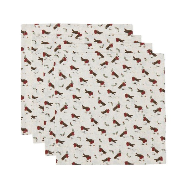 Tekstila salvetes (4 gab.) 45x45 cm Robin's Retreat – Cooksmart ®