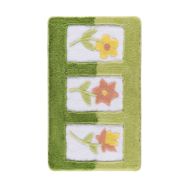 Zaļš vannas paklājs Confetti Bathmats Anjelik, 70 x 120 cm-image-1