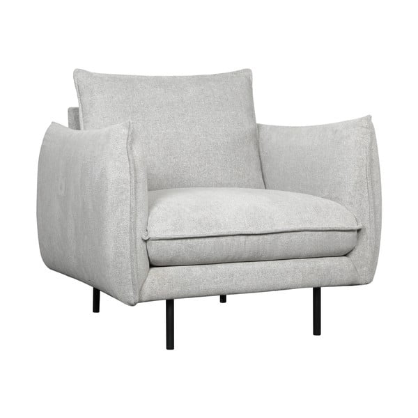 Gaiši pelēks atpūtas krēsls Milano – Furnhouse-image-2