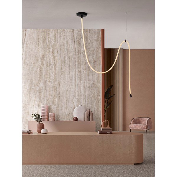 Balta/matēti melna tērauda LED piekaramā lampa ar regulējamu spilgtumu Ilane – Nova Luce-image-1
