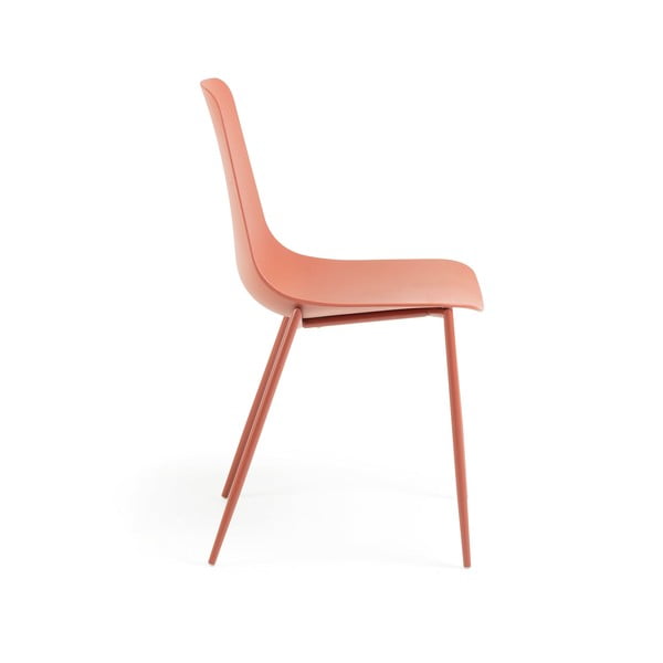 Tumši oranžs ēdamistabas krēsls Kave Home Wassu-image-2