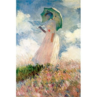 Gleznas reprodukcija 45x70 cm Woman with sunshade – Fedkolor