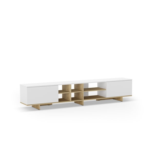 Balts TV galdiņš 230x44 cm Cequoia – Marckeric-image-2