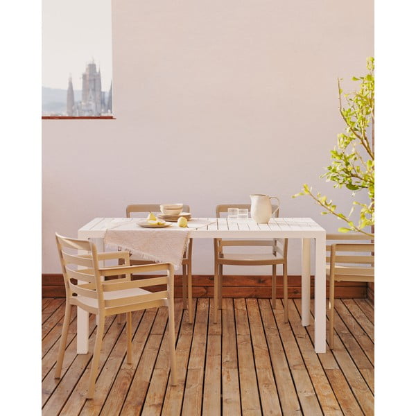 Alumīnija dārza ēdamgalds 77x150 cm Culip – Kave Home-image-1