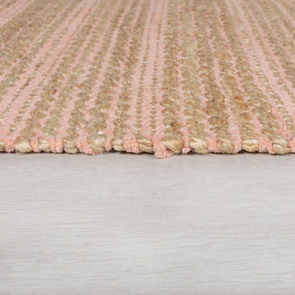 Rozā džutas paklājs Flair Rugs Equinox, 160 x 230 cm-image-3