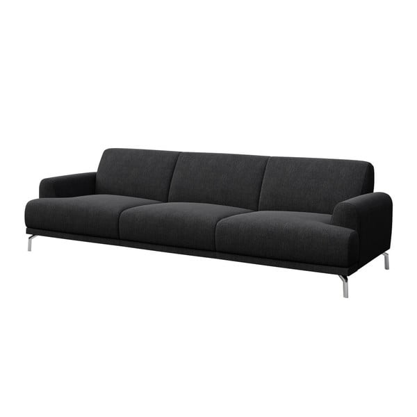 Antracīta pelēks dīvāns MESONICA Puzo, 240 cm-image-2