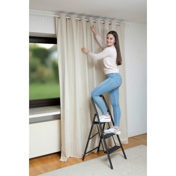 Melnas kāpnes Wenko Compact, augstums 114,5 cm-image-1