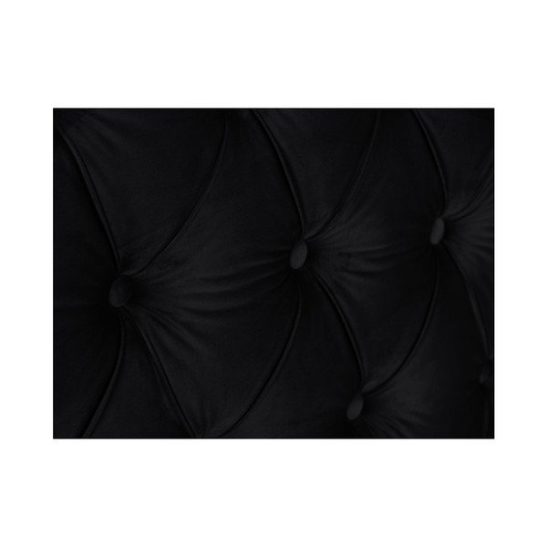 Melns gultas galvgalis Mazzini Sofas Daisy, 200 x 120 cm-image-4