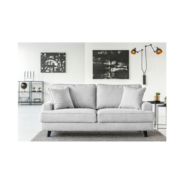 Gaiši pelēks divvietīgs dīvāns Cosmopolitan design Berlin-image-3