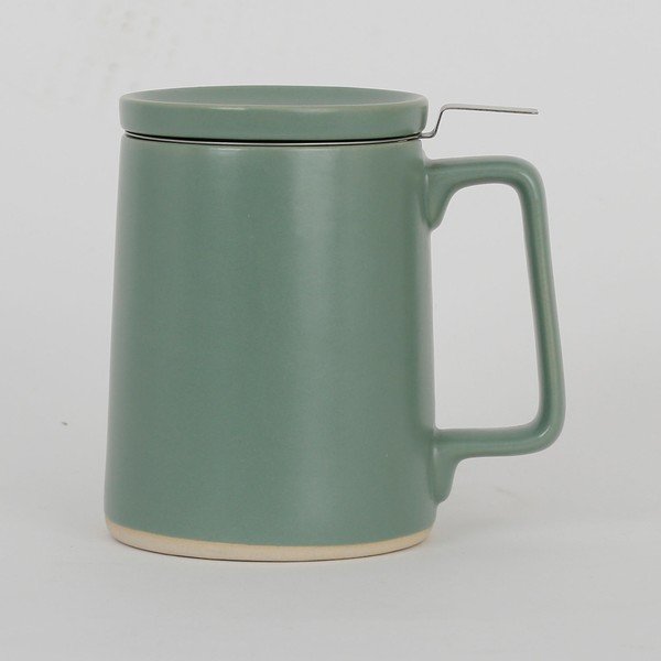 Haki zaļa keramikas krūze 500 ml Verde – Sema-image-1