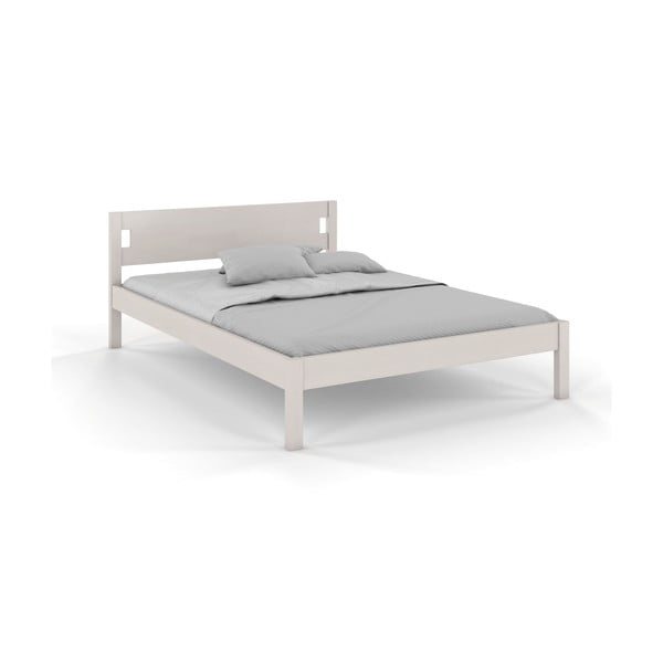 Balta priedes koka gulta 90x200 cm Laxbaken – Skandica