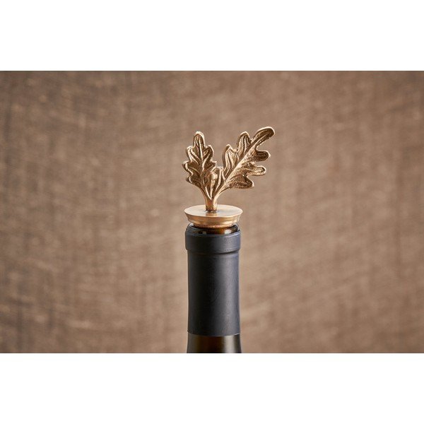 Korķa un misiņa vīna korķis Nkuku Oak leaf-image-1