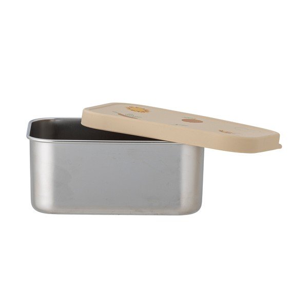 Sudraba krāsas nerūsējošā tērauda bērnu pusdienu kārba Agnes – Bloomingville Mini-image-4