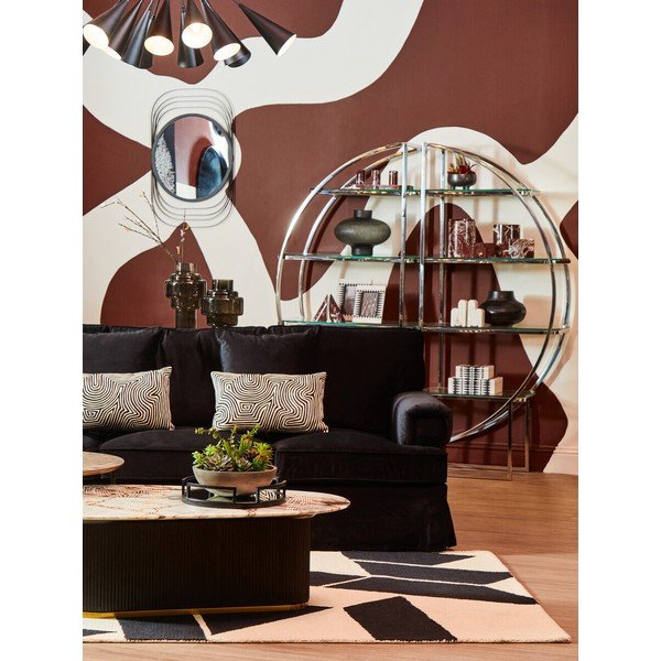 Melna stikla vāze (augstums 30 cm) Cayden – Premier Housewares-image-1