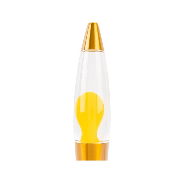 Dzeltena stikla lavas lampa (augstums 35,5 cm) Funky Rocket Lava – Leitmotiv-image-2