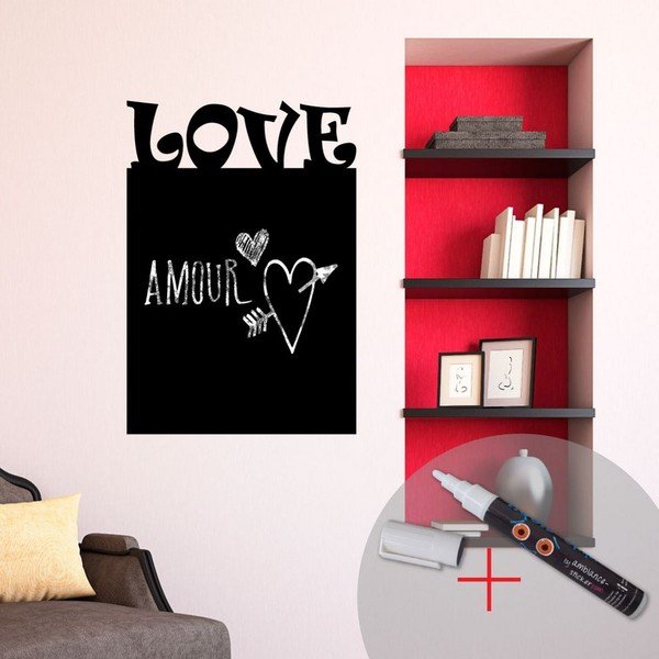 Fanastick Love tāfeles uzlīmju un marķiera komplekts-image-1