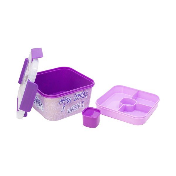 Violeta plastmasas bērnu pusdienu kārba K-Pop Demon Hunters – STOR-image-1