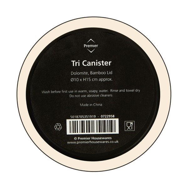 Bambusa/dolomīta pārtikas uzglabāšanas konteiners Geome – Premier Housewares-image-1