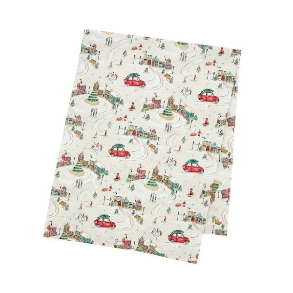 Kokvilnas galdauts 132x178 cm Christmas Town – Catherine Lansfield