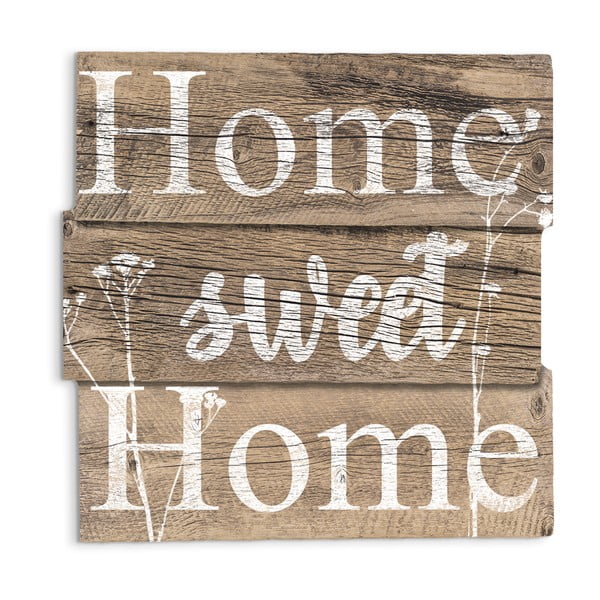 Sienas rotājums Styler Home Sweet Home, 30 x 30 cm