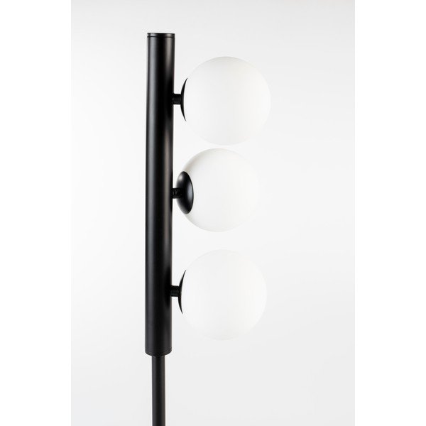 Melna galda lampa Monica – White Label-image-2