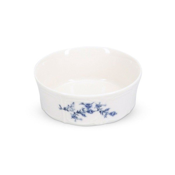 Balta/zila porcelāna bļodiņa 410 ml Retro – BonBistro-image-3