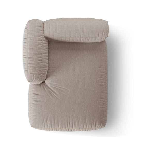 Bēša modulārā dīvāna daļa (ar kreiso stūri) Martina – Micadoni Home-image-3