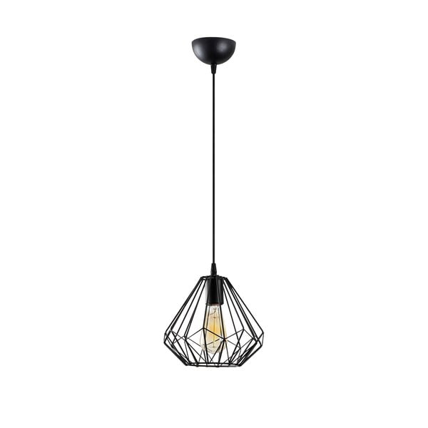 Melna piekaramā lampa ø 23 cm Diamond – Opviq lights