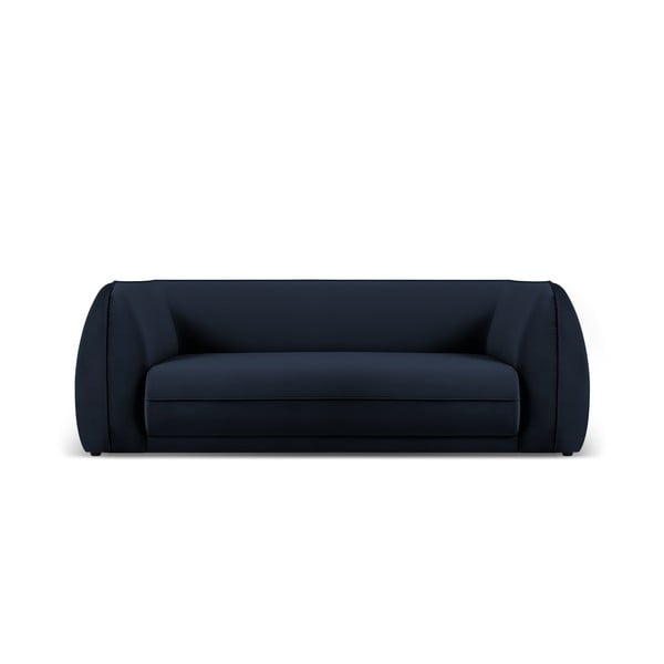 Tumši zils samta dīvāns 225 cm Lando – Micadoni Home
