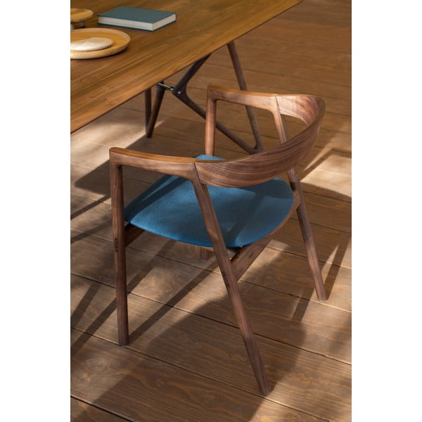 Zils/brūns pusdienu krēsls Muna – Gazzda-image-3