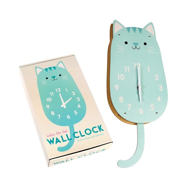 Koka pulkstenis Rex London Cookie kaķis-image-4