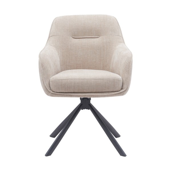 Krēmkrāsas polsterēti ēdamistabas krēsli (2 gab.) Avola – Unique Furniture-image-1