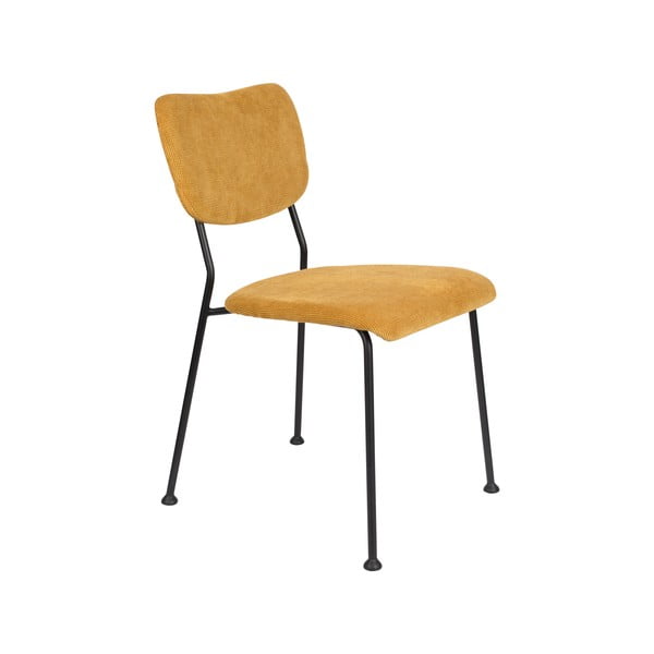 Dzelteni ēdamistabas krēsli (2 gab.) Benson – Zuiver