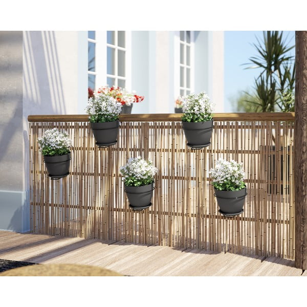 Piekarināms un pie sienas liekams puķu pods no pārstrādātas plastmasas ø 20 cm Capri – Artevasi-image-2