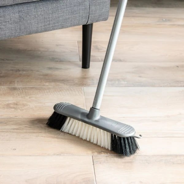 Pelēka ar baltu grīdas slota Addis Complete-image-1