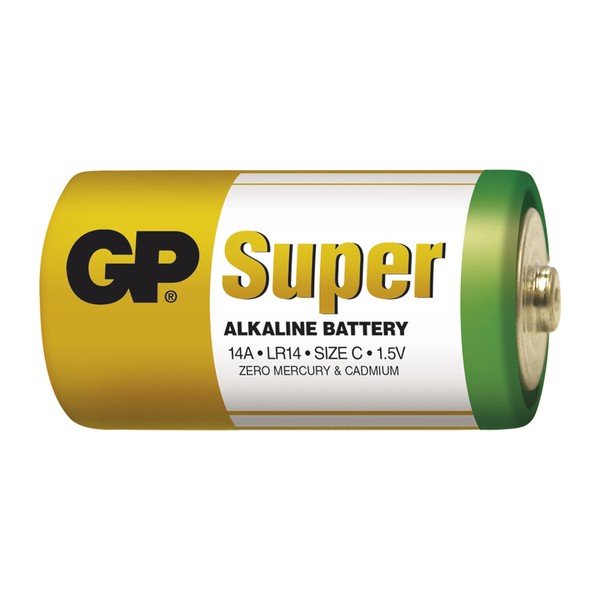 2 sārmu baterijas komplektā GP Super C - EMOS-image-1
