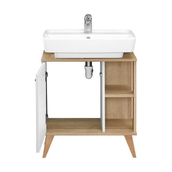 Balts skapītis zem izlietnes 60x65 cm Set 923 - Pelipal-image-2