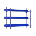 Zils daudzlīmeņu metāla sienas plaukts 60 cm Cool Retro – PT LIVING