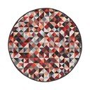 Sarkans/pelēks mazgājams apaļš paklājs ø 100 cm Ignite – Mila Home