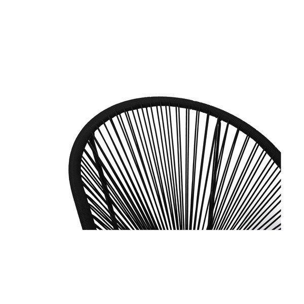 Melns rotangpalmas dārza krēsls Bonami Selection New Avocado-image-4