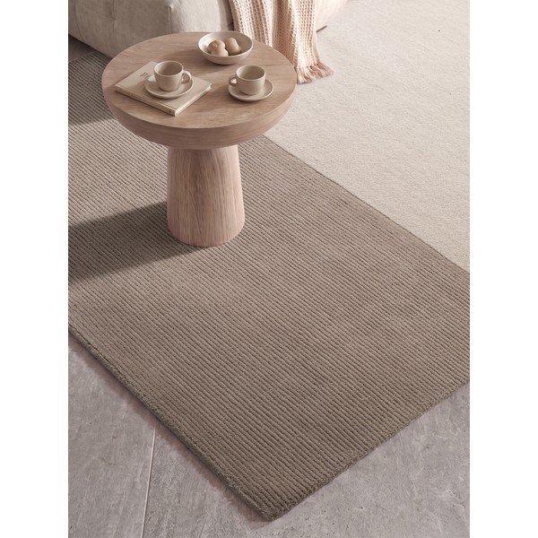 Brūns/krēmkrāsas paklājs no vilnas maisījuma 200x290 cm Hugo – Villeroy&Boch-image-2
