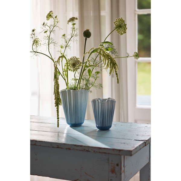 Gaiši zila keramikas vāze (augstums 20,5 cm) Hammershøi – Kähler Design-image-2