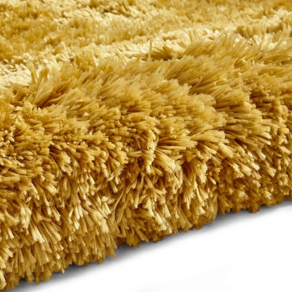 Dzeltens ar rokām austs paklājs Think Rugs Polar PL Yellow, 80 x 150 cm-image-4