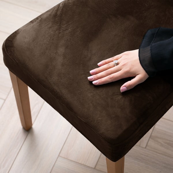 Brūns uzvelkams pārvalks krēslam 48 cm Sento – Restilo-image-1