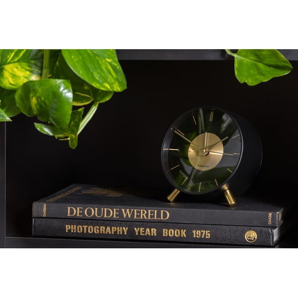 Modinātājpulkstenis ø 11 cm Gold Disc – Karlsson-image-1