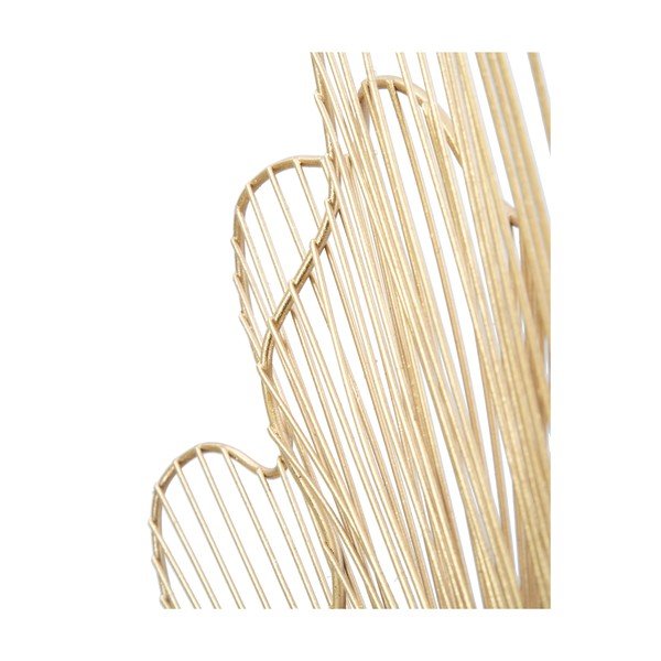 Mauro Ferretti Glam Leaf sienas dekors zelta krāsā, 69 x 62 cm-image-2