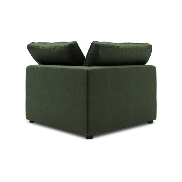 Tumši zaļa modulārā dīvāna divpusējā stūra daļa Windsor & Co Sofas Galaxy-image-2