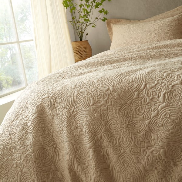 Bēša vienguļamā gultas veļa 135x200 cm Casablanca Pinsonic – Pineapple Elephant-image-3