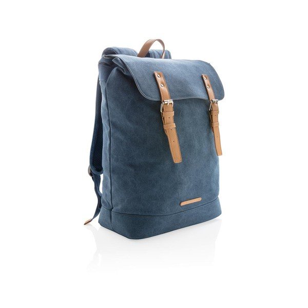 Zila audekla klēpjdatora mugursoma 15,6'' XD Design Collection , 19 l-image-3