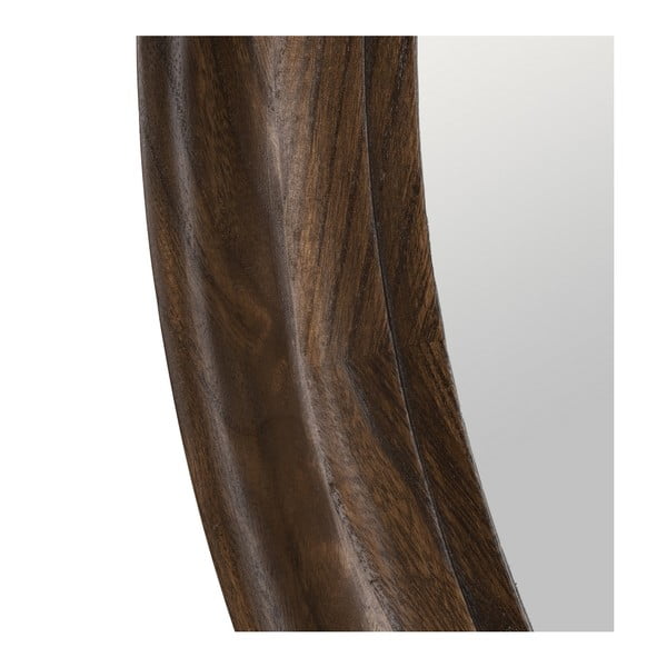 Sienas spogulis ar masīvkoka rāmi ø 110,5 cm Paula – Ixia-image-3